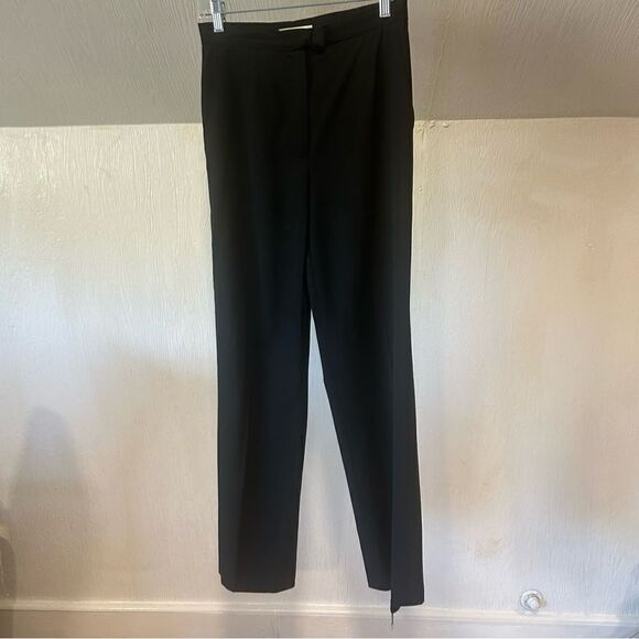 REVOLVE MaxMara Vintage Black Wool Slacks Trousers size 4 - Picture 1 of 6